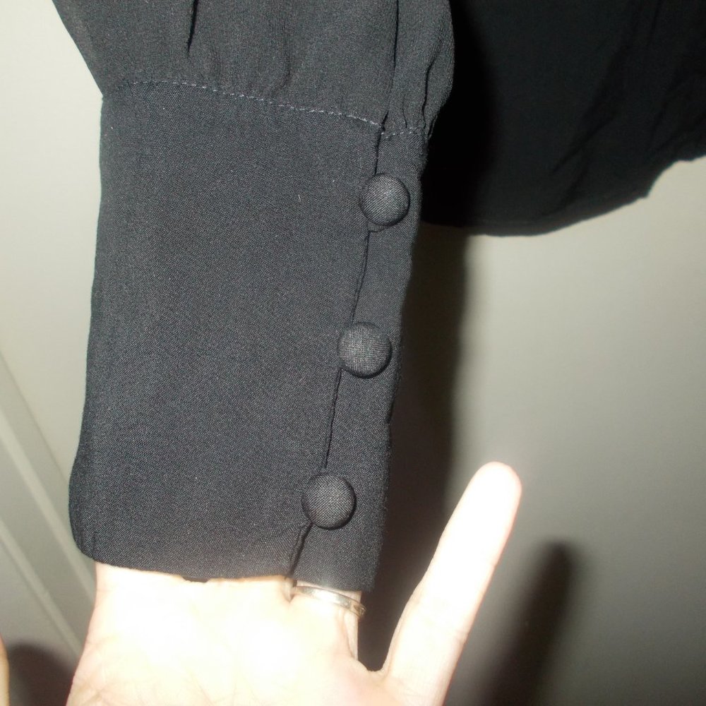 Bcbgeneration Sheer Blouse Multi Color Size Medium - image 5